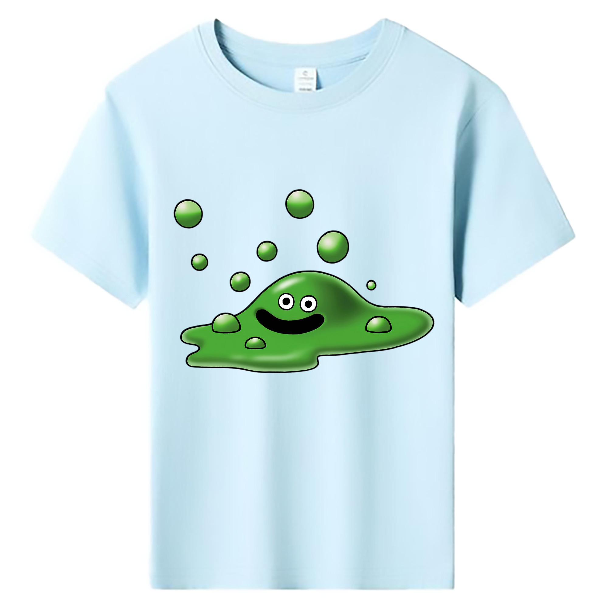 （画像用） ドラゴンクエスト Doragon Kuesuto Dragon Quest 綿100％キッズTシャツ（フロントプリント）